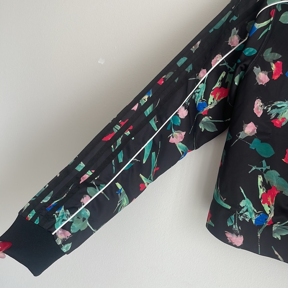 Adidas Bellista Floral Cropped Track Jacket - Picture 4 of 6